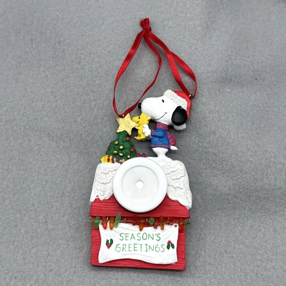 Kurt Adler Ornament Peanuts Snoopy Woodstock Musical Christmas Works Tree Wreath - Picture 3 of 5